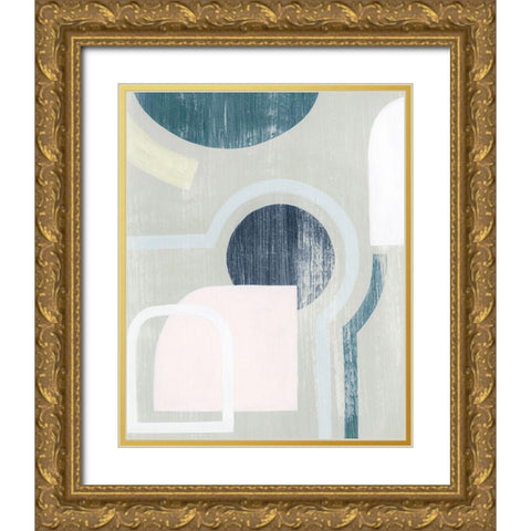Fast Landing II Gold Ornate Wood Framed Art Print with Double Matting by Popp, Grace