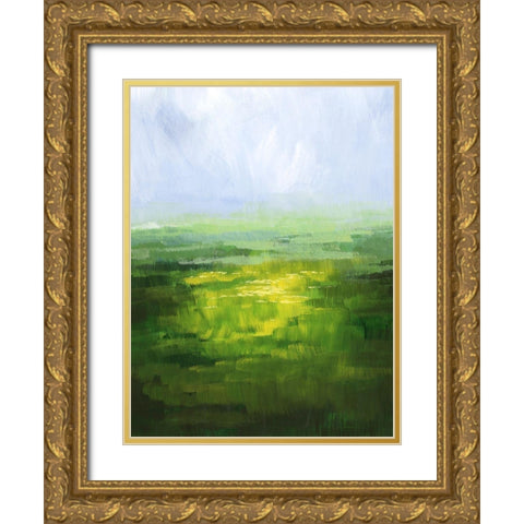 Wildflower Glow II Gold Ornate Wood Framed Art Print with Double Matting by Popp, Grace