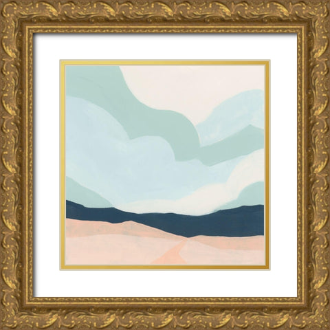 Simplescape II Gold Ornate Wood Framed Art Print with Double Matting by Vess, June Erica