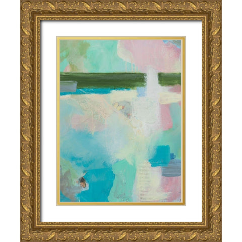 Landscape Dreams II Gold Ornate Wood Framed Art Print with Double Matting by Iafrate, Sandra