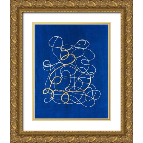 Adagio I Gold Ornate Wood Framed Art Print with Double Matting by Lam, Vanna