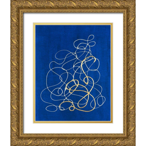 Adagio II Gold Ornate Wood Framed Art Print with Double Matting by Lam, Vanna