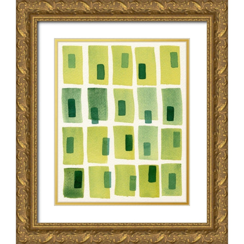 Olive Stack II Gold Ornate Wood Framed Art Print with Double Matting by Galapon, Nikki