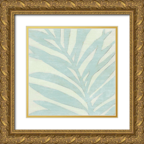 Spa Palms I Gold Ornate Wood Framed Art Print with Double Matting by Vess, June Erica
