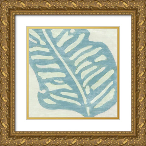 Spa Palms IV Gold Ornate Wood Framed Art Print with Double Matting by Vess, June Erica