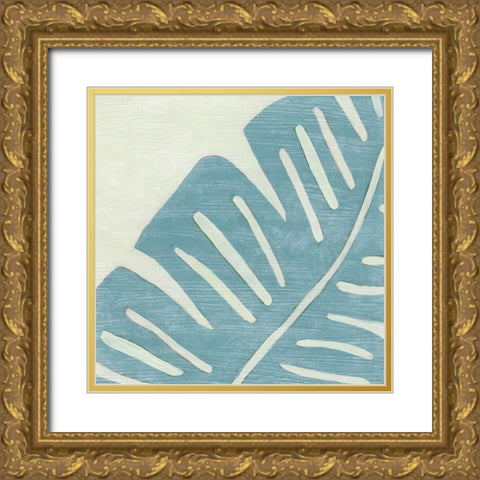 Spa Palms VI Gold Ornate Wood Framed Art Print with Double Matting by Vess, June Erica