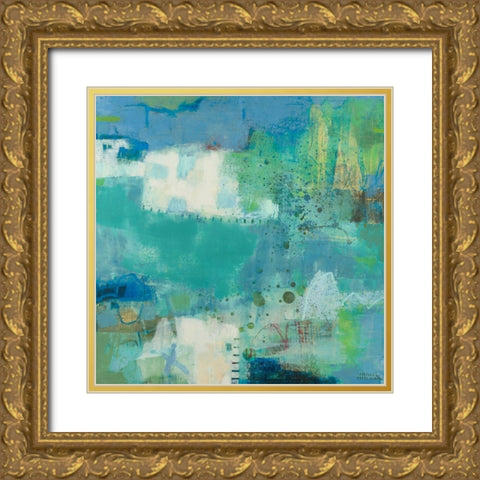 Coeval I Gold Ornate Wood Framed Art Print with Double Matting by Jachimiec, Sue