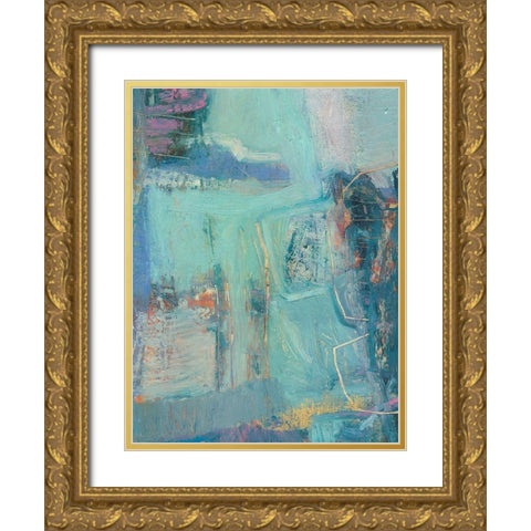 Saudar III Gold Ornate Wood Framed Art Print with Double Matting by Jachimiec, Sue