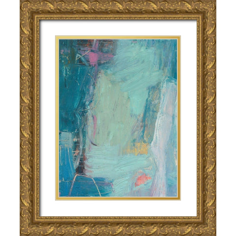Saudar IV Gold Ornate Wood Framed Art Print with Double Matting by Jachimiec, Sue