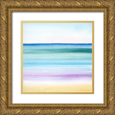 Dawn on the Bay II Gold Ornate Wood Framed Art Print with Double Matting by Popp, Grace