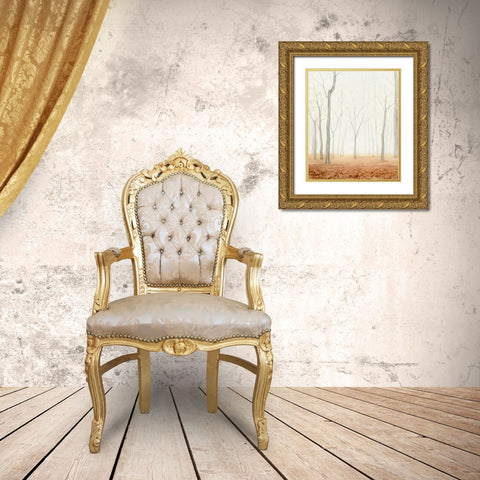 Fall in the Forest I Gold Ornate Wood Framed Art Print with Double Matting by Popp, Grace