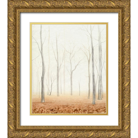 Fall in the Forest II Gold Ornate Wood Framed Art Print with Double Matting by Popp, Grace