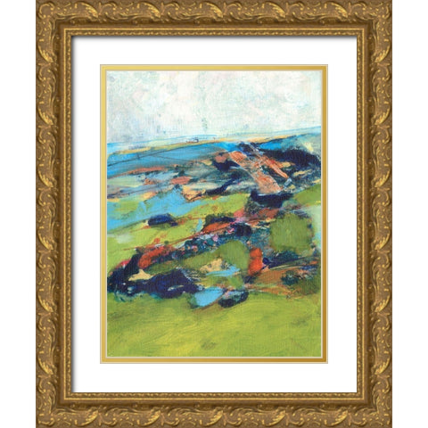 Country Road Trip I Gold Ornate Wood Framed Art Print with Double Matting by Fuchs, Jodi