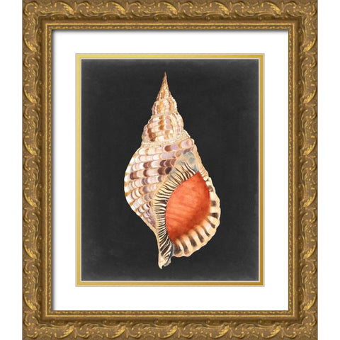 Graphic Grand Triton Gold Ornate Wood Framed Art Print with Double Matting by Willett, Michael