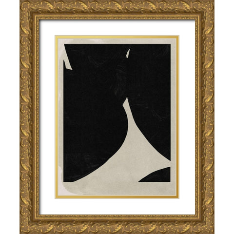 Big Graphic I Gold Ornate Wood Framed Art Print with Double Matting by Green, Jacob
