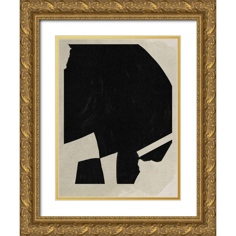 Big Graphic II Gold Ornate Wood Framed Art Print with Double Matting by Green, Jacob
