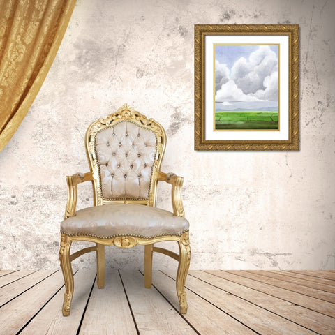 Hazy Horizon I Gold Ornate Wood Framed Art Print with Double Matting by Popp, Grace