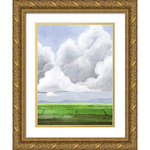Hazy Horizon I Gold Ornate Wood Framed Art Print with Double Matting by Popp, Grace