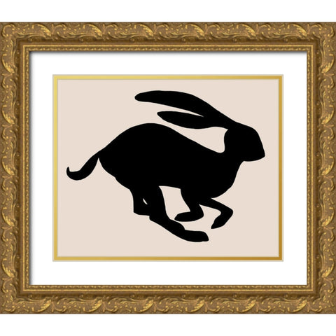 Animal Sprinter I Gold Ornate Wood Framed Art Print with Double Matting by Green, Jacob