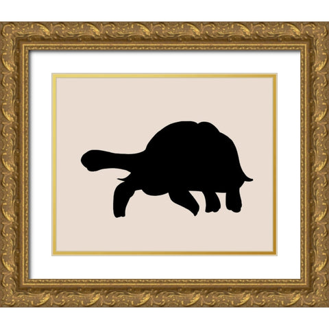 Animal Sprinter IV Gold Ornate Wood Framed Art Print with Double Matting by Green, Jacob