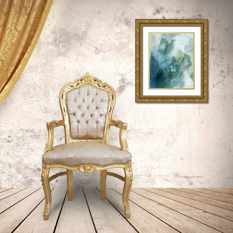 River Gleam I Gold Ornate Wood Framed Art Print with Double Matting by Popp, Grace