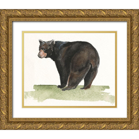 Forest Resident I Gold Ornate Wood Framed Art Print with Double Matting by Moore, Regina