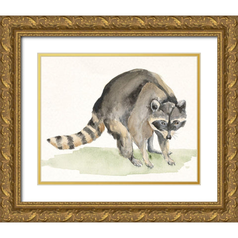 Forest Resident III Gold Ornate Wood Framed Art Print with Double Matting by Moore, Regina