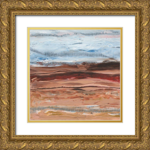 Mars I Gold Ornate Wood Framed Art Print with Double Matting by Longley, Alicia