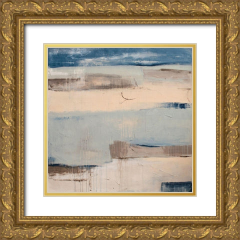 Week on the Coast Gold Ornate Wood Framed Art Print with Double Matting by Ashley, Erin