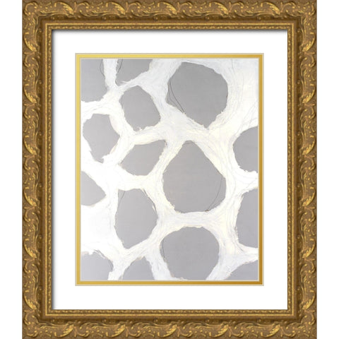 Sublunar II Gold Ornate Wood Framed Art Print with Double Matting by Willett, Michael