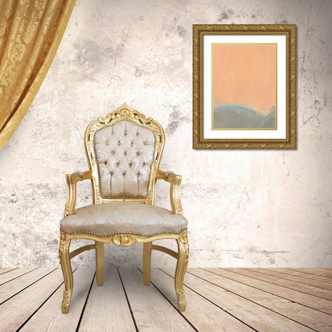 Sherbet Sunrise II Gold Ornate Wood Framed Art Print with Double Matting by Green, Jacob