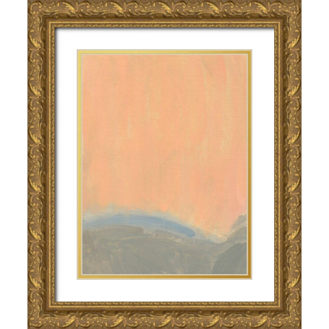 Sherbet Sunrise II Gold Ornate Wood Framed Art Print with Double Matting by Green, Jacob