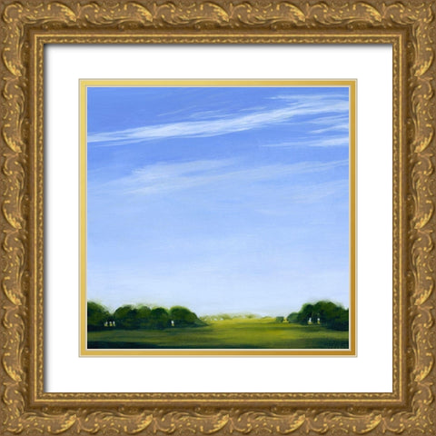 Horizon and Wisp I Gold Ornate Wood Framed Art Print with Double Matting by Popp, Grace