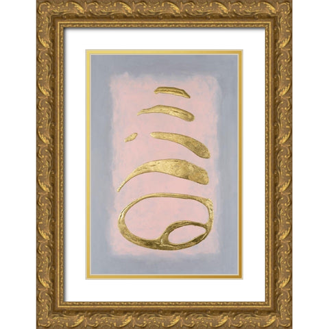 Altocumulus I Gold Ornate Wood Framed Art Print with Double Matting by Willett, Michael