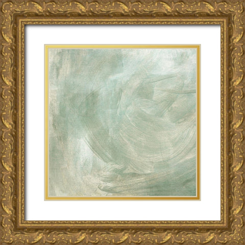Gray Matter I Gold Ornate Wood Framed Art Print with Double Matting by Caroline, Emma