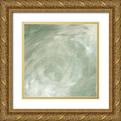 Gray Matter II Gold Ornate Wood Framed Art Print with Double Matting by Caroline, Emma