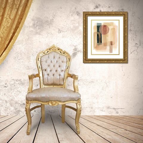 Sun and Sand I Gold Ornate Wood Framed Art Print with Double Matting by Popp, Grace