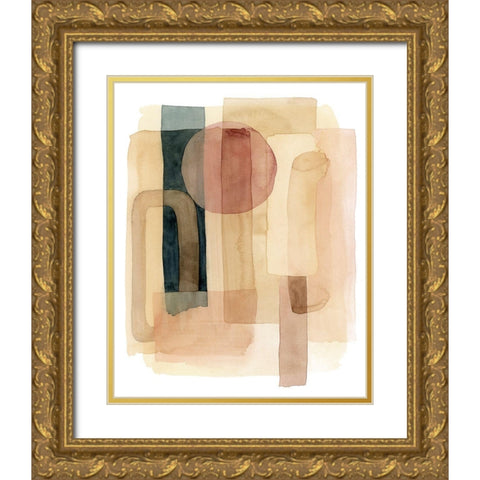 Sun and Sand I Gold Ornate Wood Framed Art Print with Double Matting by Popp, Grace