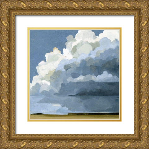 Dense Cumulus I Gold Ornate Wood Framed Art Print with Double Matting by Caroline, Emma