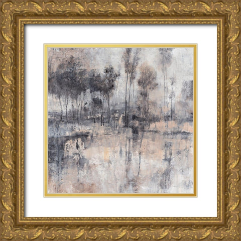 Fog in the Forest I Gold Ornate Wood Framed Art Print with Double Matting by OToole, Tim