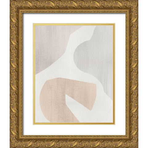 Shaping Soft I Gold Ornate Wood Framed Art Print with Double Matting by Popp, Grace