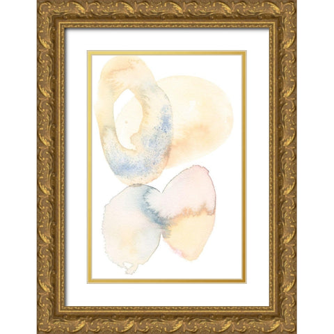 Soft Hued I Gold Ornate Wood Framed Art Print with Double Matting by Moore, Regina