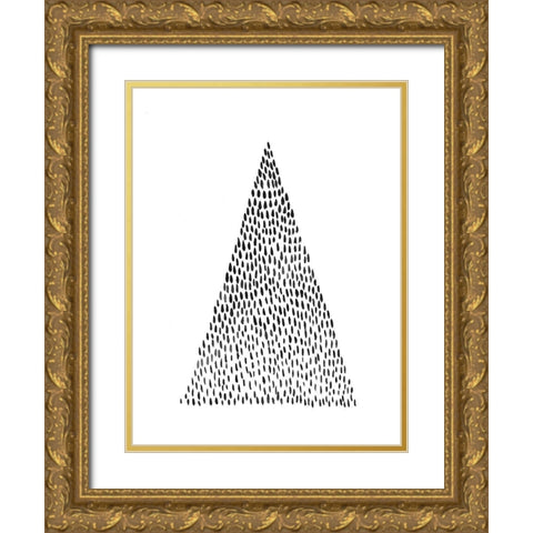 Unpretentious II Gold Ornate Wood Framed Art Print with Double Matting by Moore, Regina