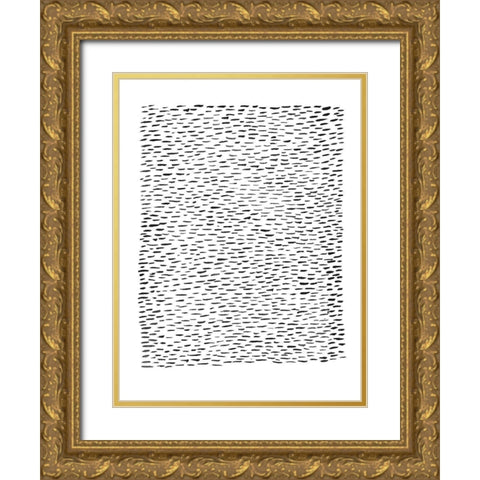 Unpretentious III Gold Ornate Wood Framed Art Print with Double Matting by Moore, Regina
