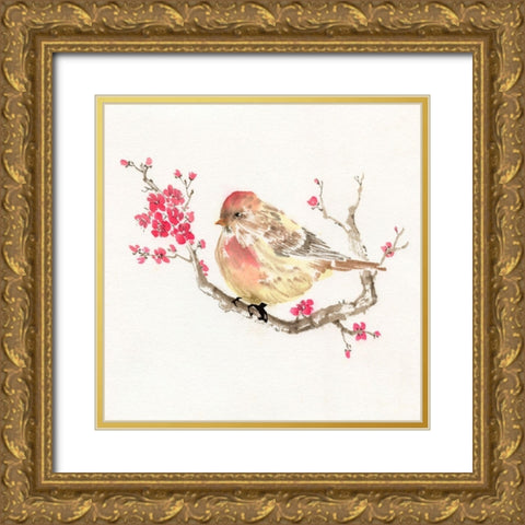 All Puffed Up Gold Ornate Wood Framed Art Print with Double Matting by Rae, Nan