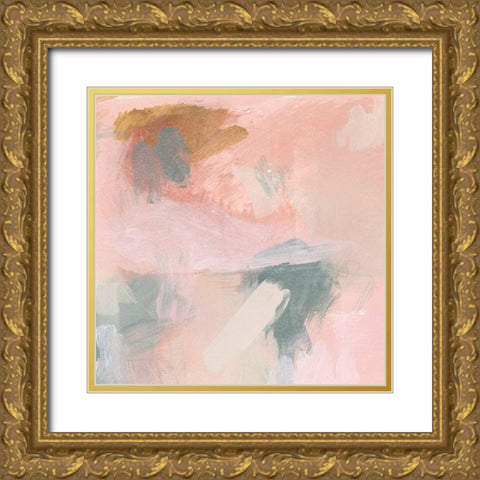 Muddled Apricot II Gold Ornate Wood Framed Art Print with Double Matting by Parker, Jennifer Paxton
