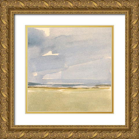 Distant Boundary I Gold Ornate Wood Framed Art Print with Double Matting by Barnes, Victoria