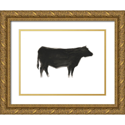 European Farm Collection VI Gold Ornate Wood Framed Art Print with Double Matting by Harper, Ethan