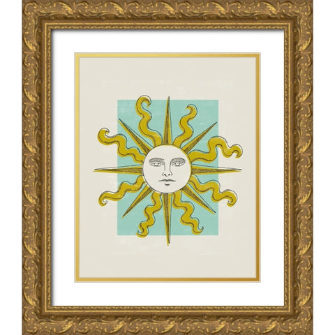 Sacred Symbols II Gold Ornate Wood Framed Art Print with Double Matting by Popp, Grace