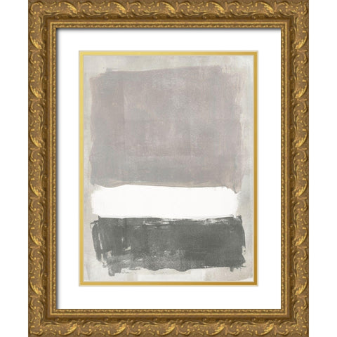 Paver Blocks II Gold Ornate Wood Framed Art Print with Double Matting by Parker, Jennifer Paxton